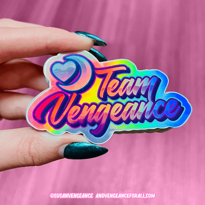 Team Vengeance Holographic Vinyl Sticker product image (1)