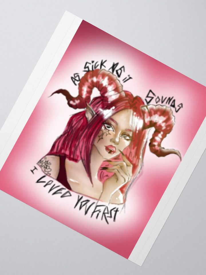 (echos art ) as sick as it sounds sticker product image (2)