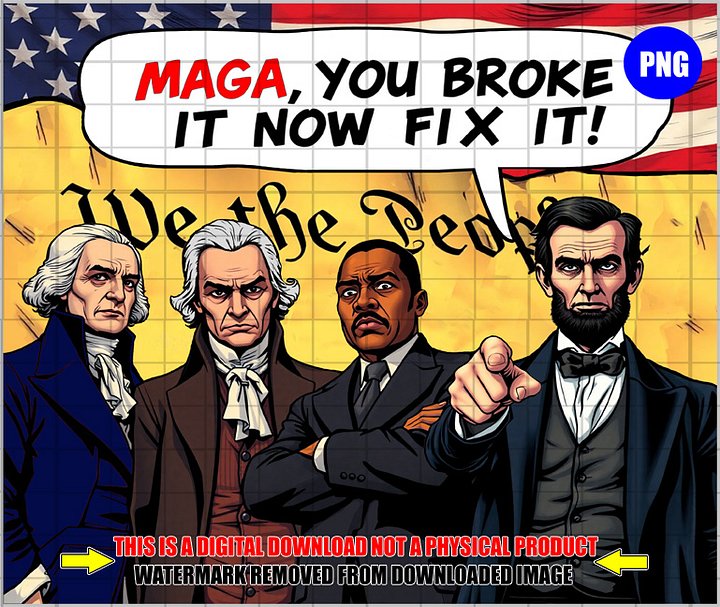 MAGA You Broke It, Now Fix It! Digital Product product image (1)