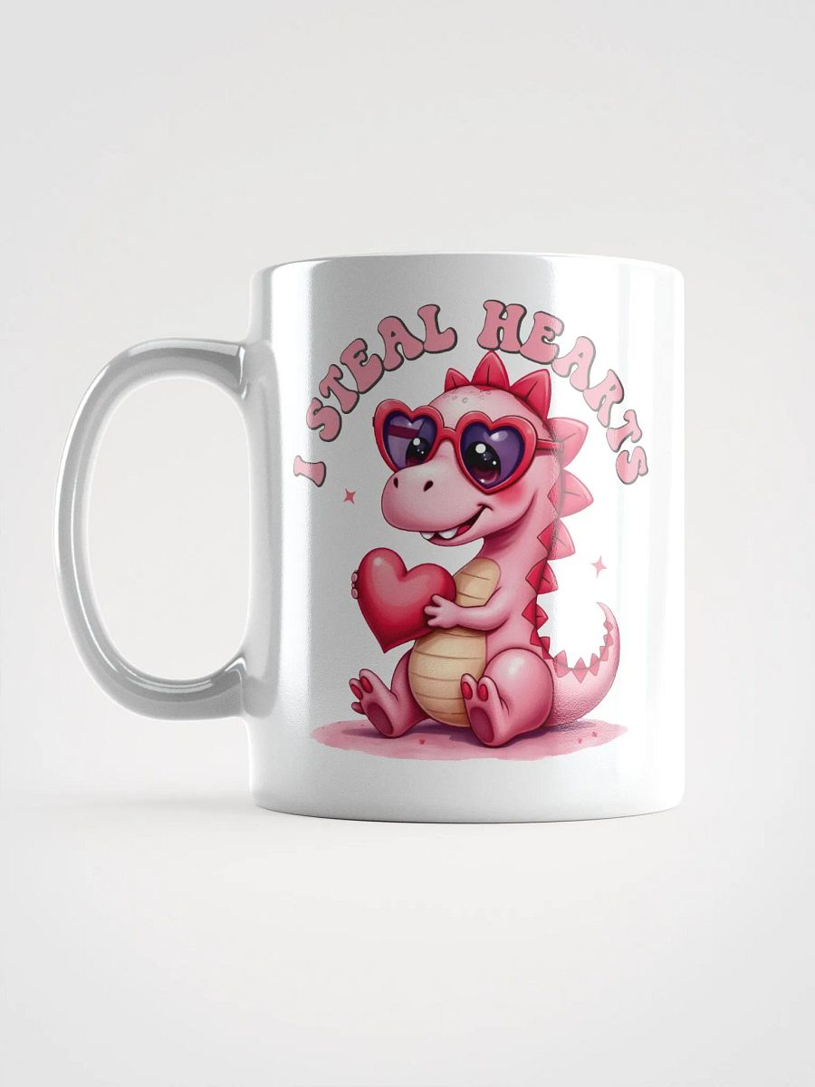 Dino Love White Glossy Mug product image (6)