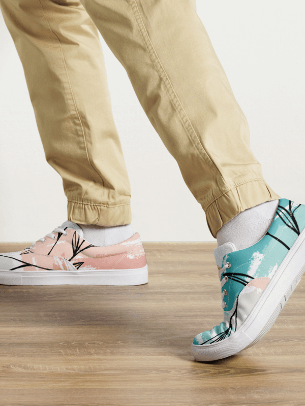 Botanical Bliss Lace-Up Canvas Shoes product image (9)
