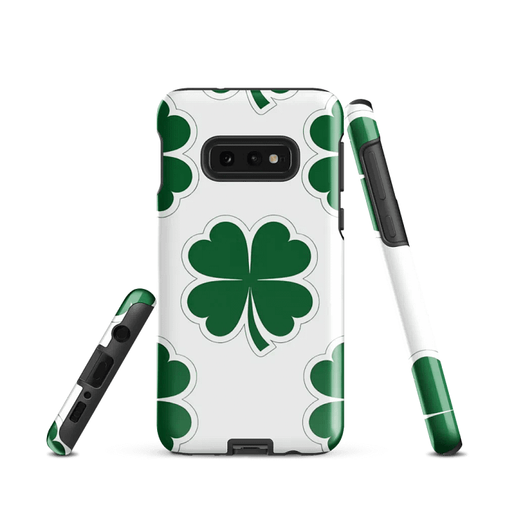 Lucky Clover Grid Samsung® Tough Case product image (1)