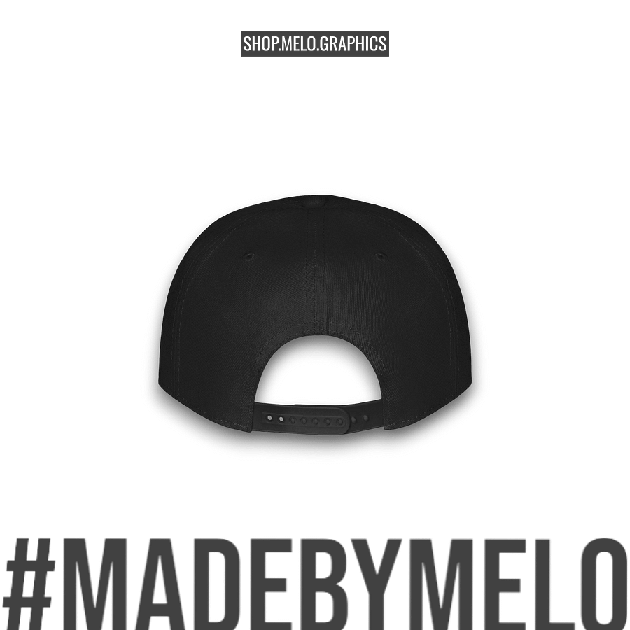 MELOgraphics Classic: Blackout - Snapback Hat | #MadeByMELO product image (6)