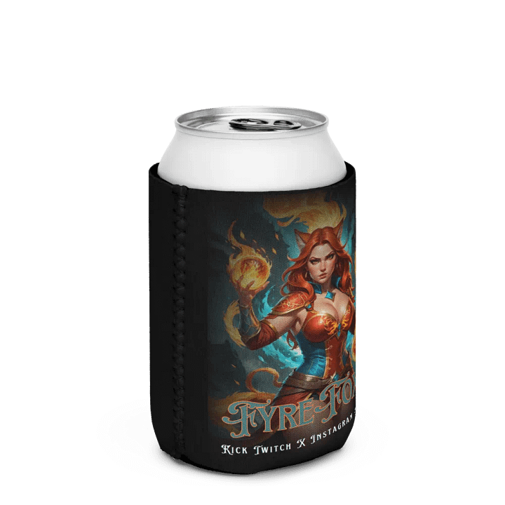 FyreFox411: Flaming Fantasy Can Cooler product image (3)