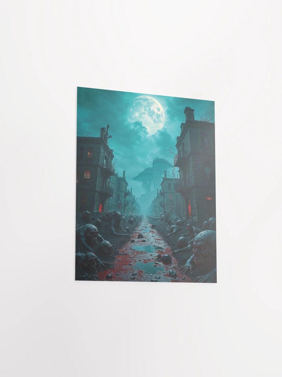 Eerie Moonlit Street Poster product image (21)