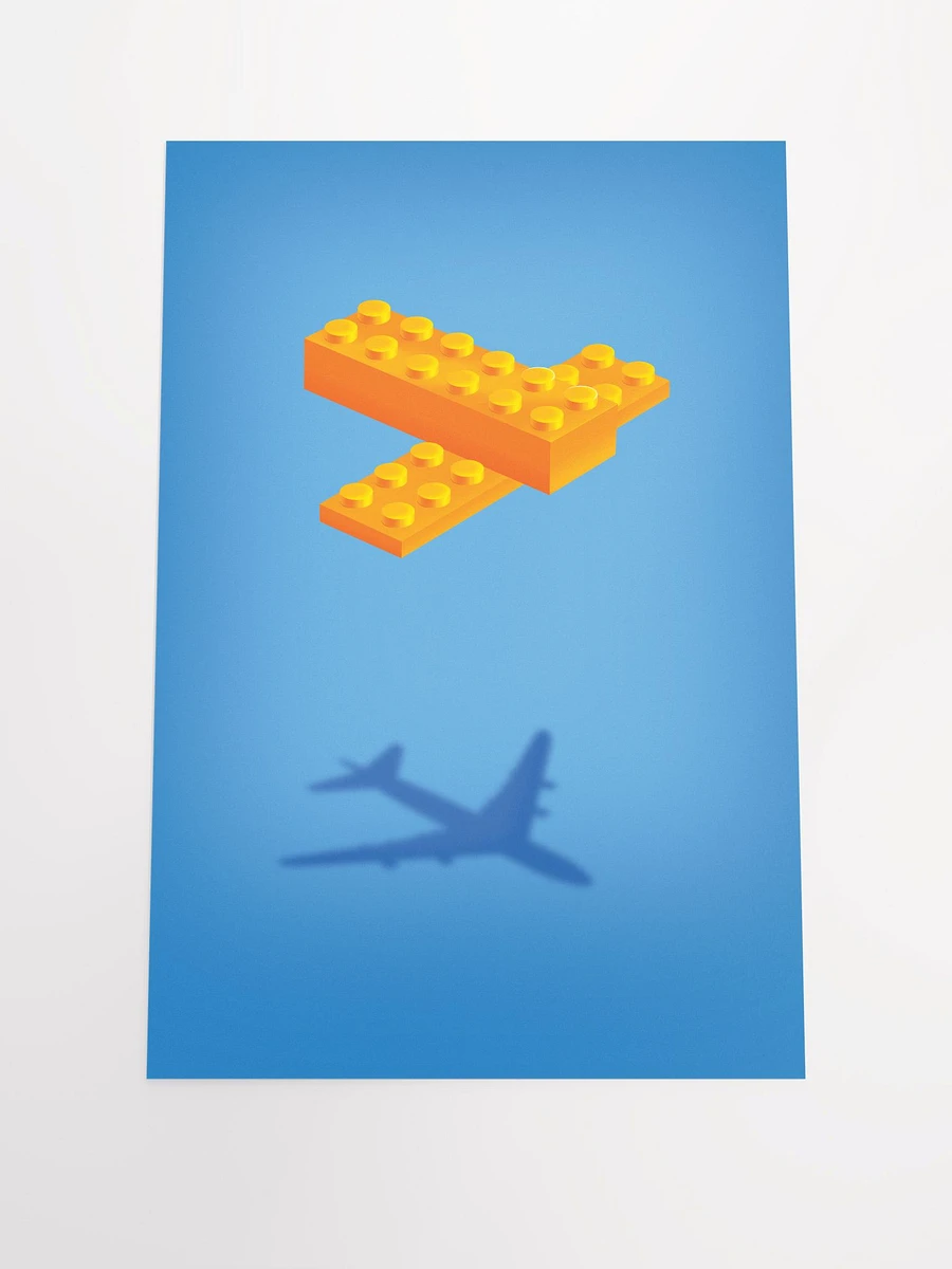 Plane (Orange) | Poster product image (2)