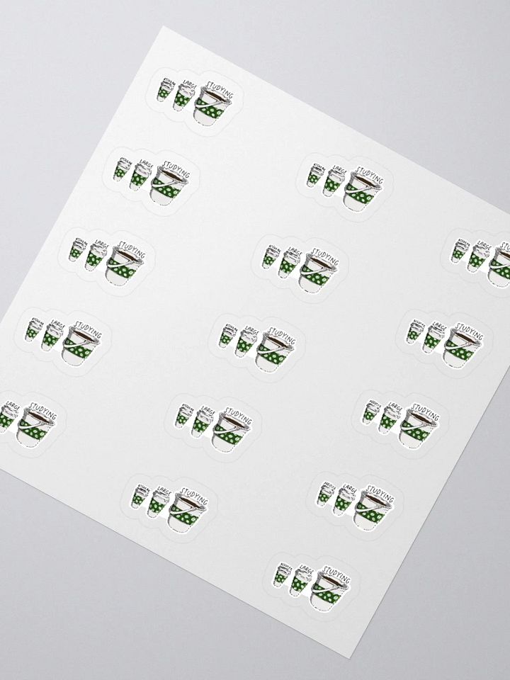 Coffee Study Sticker (SMALL Sheet) product image (2)