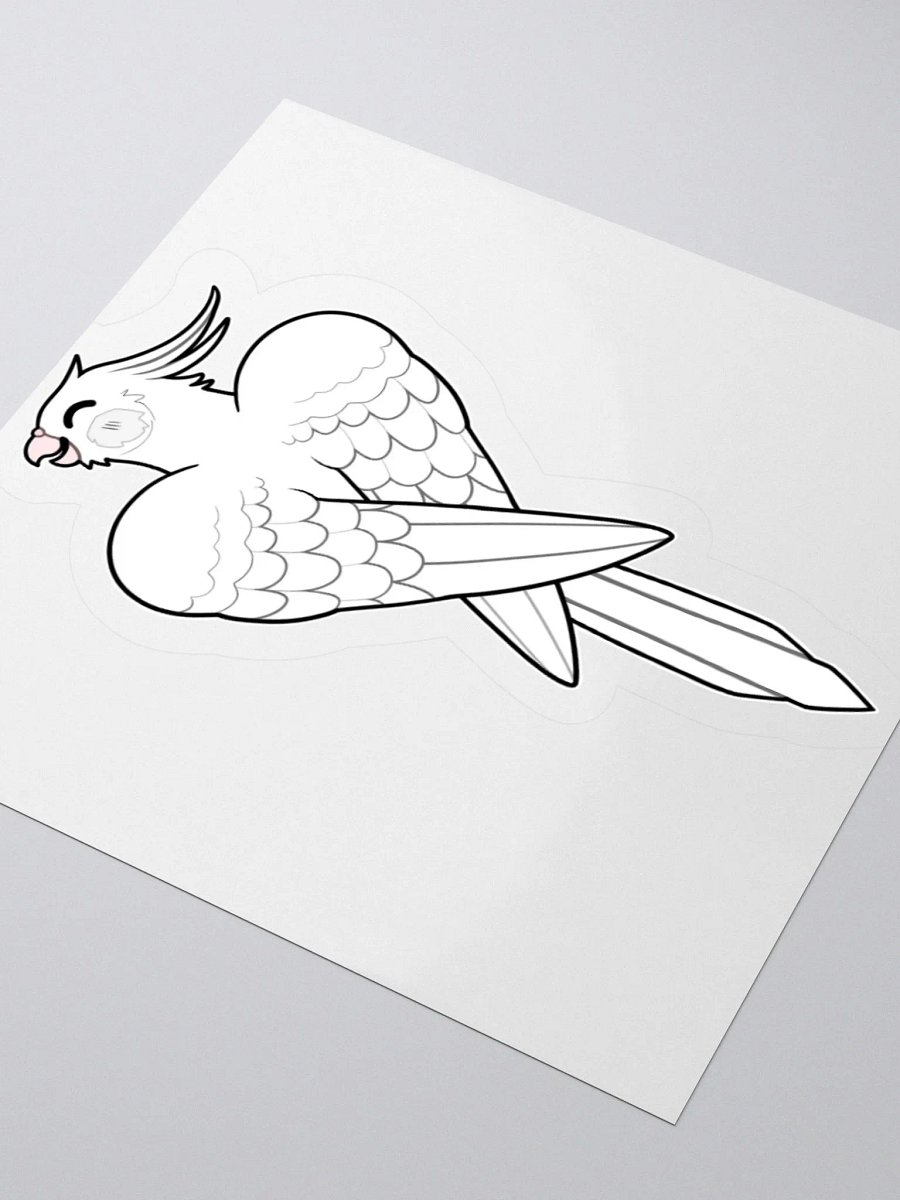 PRETTY BIRD STICKER (White) product image (12)