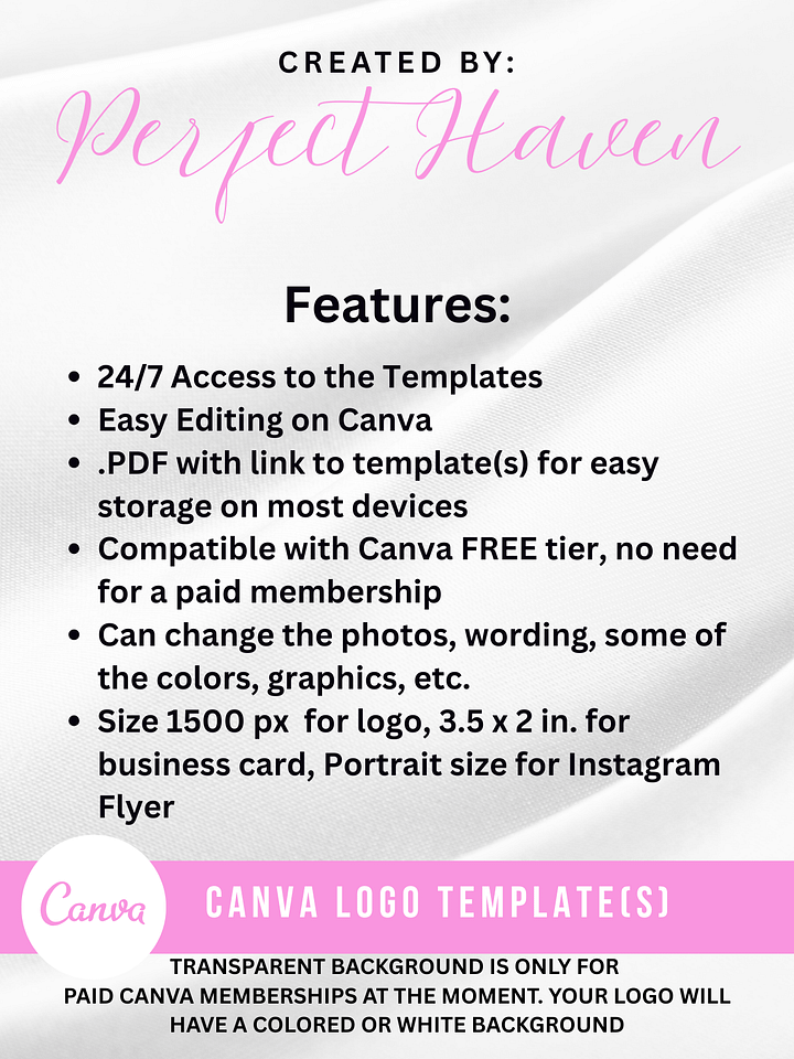 Branding Set - 3 Piece Hair Company Branding Templates - Digital Download product image (2)