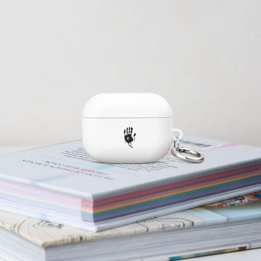 Waargebeurd Logo Airpods Case Glad (White) product image (11)