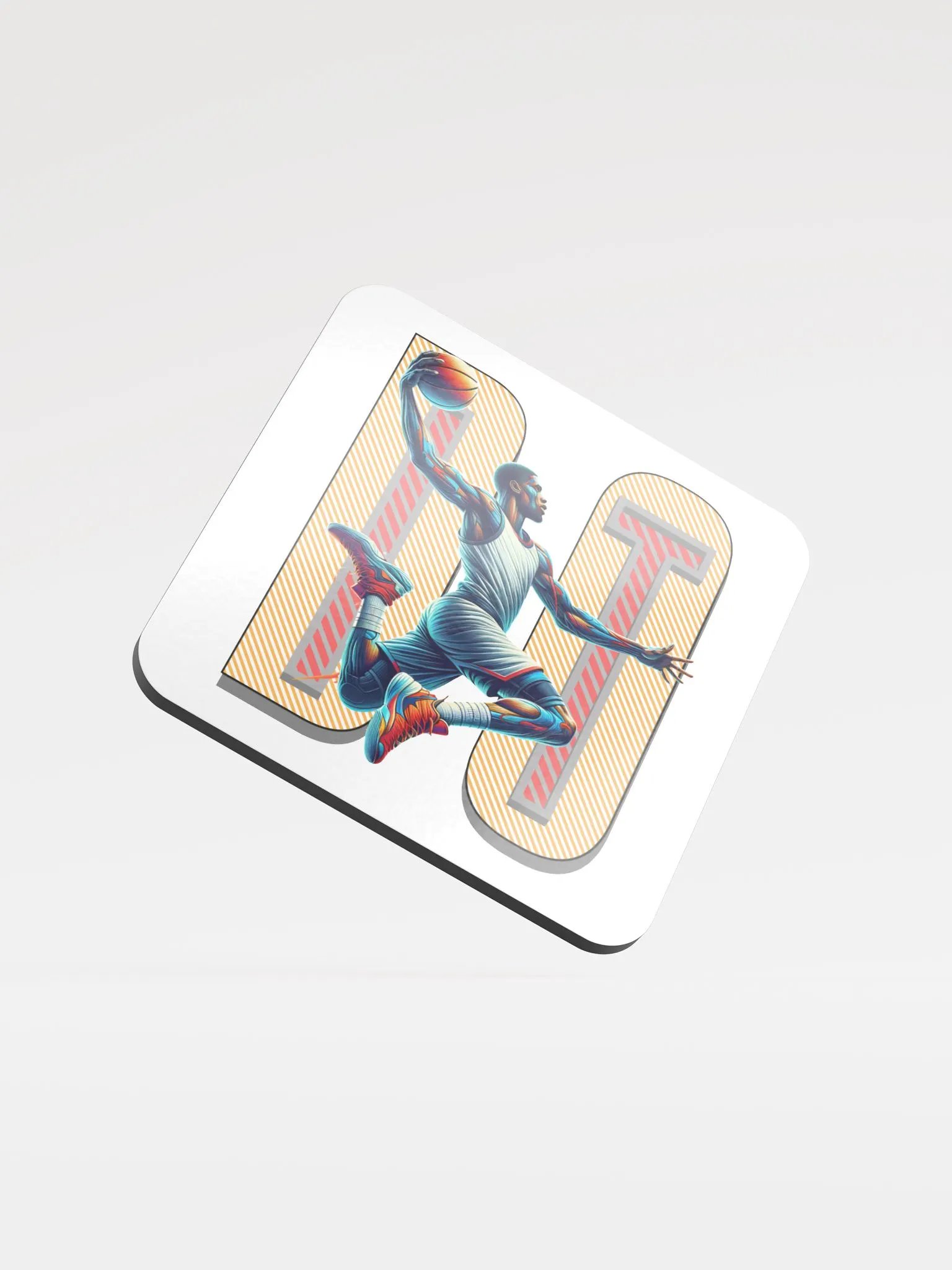 Do It Basketball Airborne Dunk Cork Coaster product image (2)