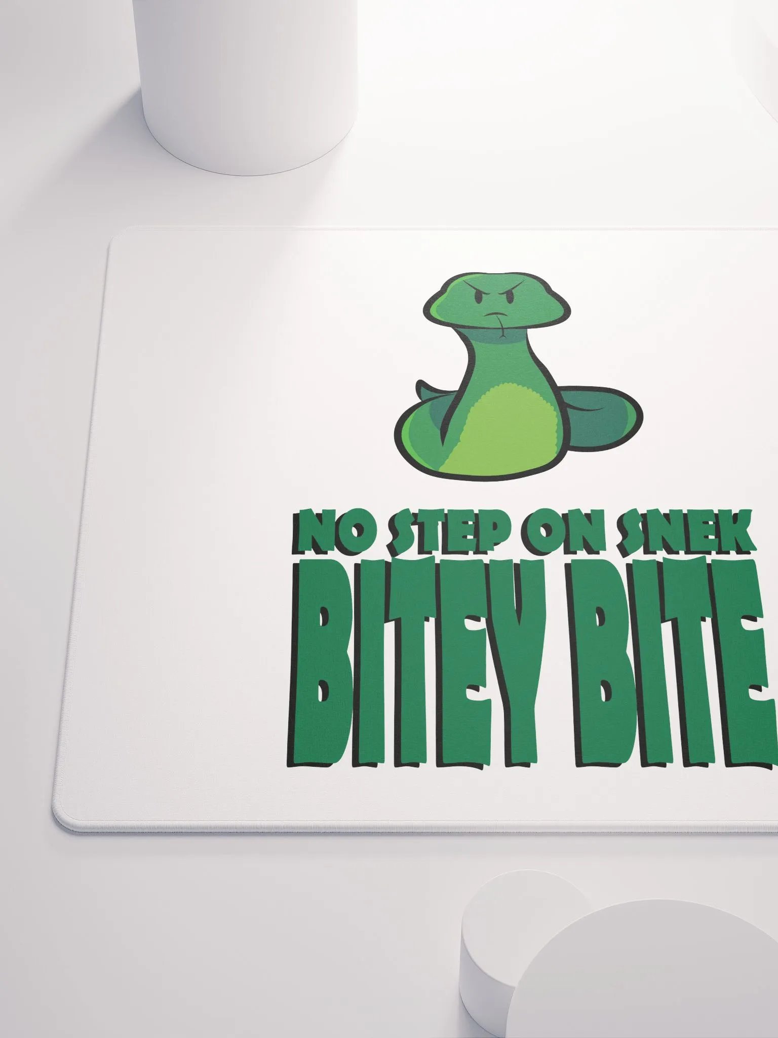 No Step on Snek Mouse Pad product image (6)