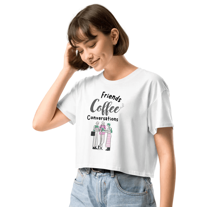 Friendship Cafe Crop Top product image (2)