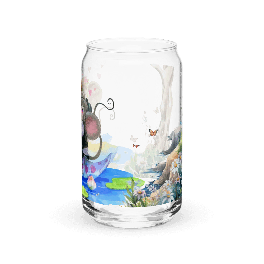 Four Seasons of Love: Sailing Into Summer Can-Shaped Glass | Romantic Summer Drinkware product image (9)