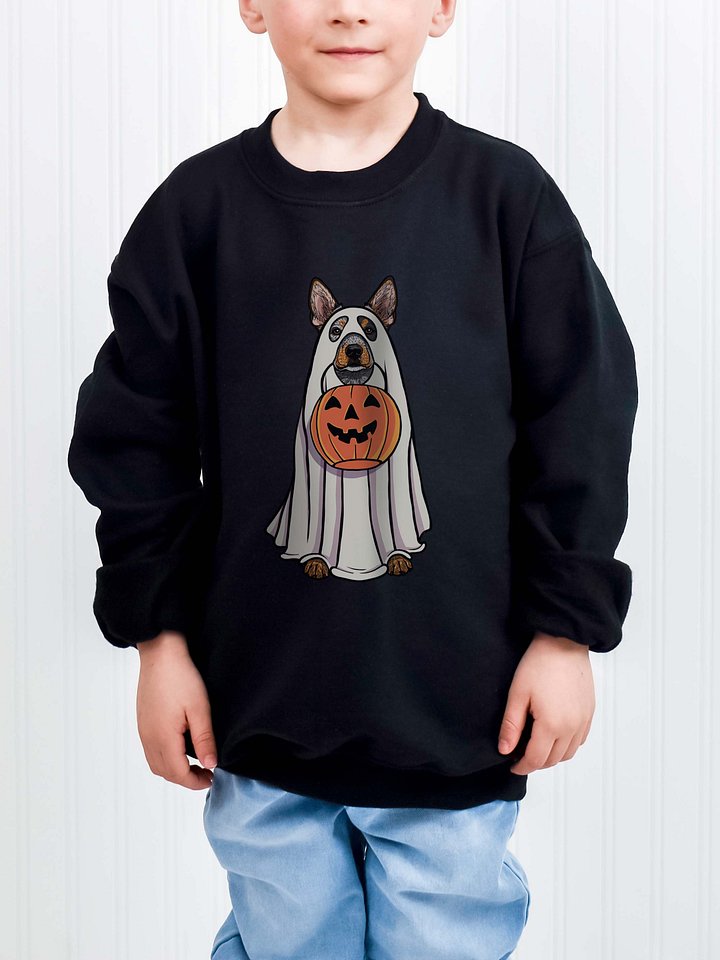 Halloween Australian Cattle Dog(Blue Heeler 3) Youth Sweatshirt product image (1)