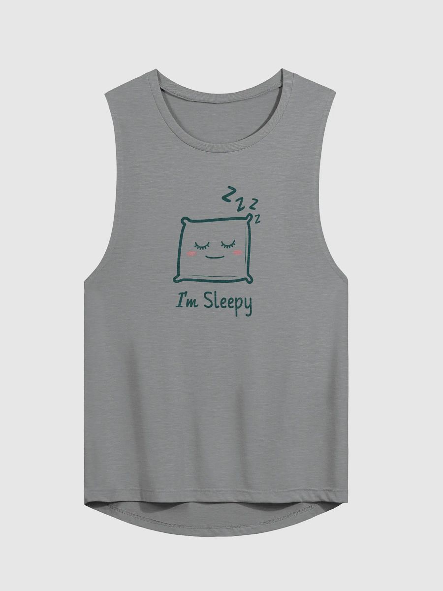 Snooze in Style: I'm Sleepy Flowing Muscle Tank for Women – Your Go-To for Relaxed Mornings product image (2)