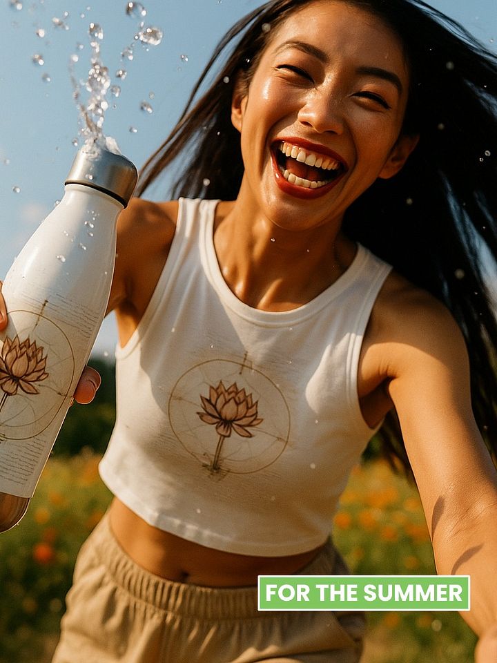 Nam Myoho Renge Kyo Lotus Bottle | Stainless Steel Bottle product image (1)