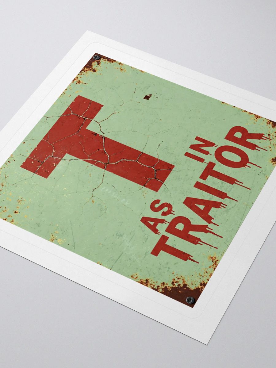 T as in traitor stickers product image (11)