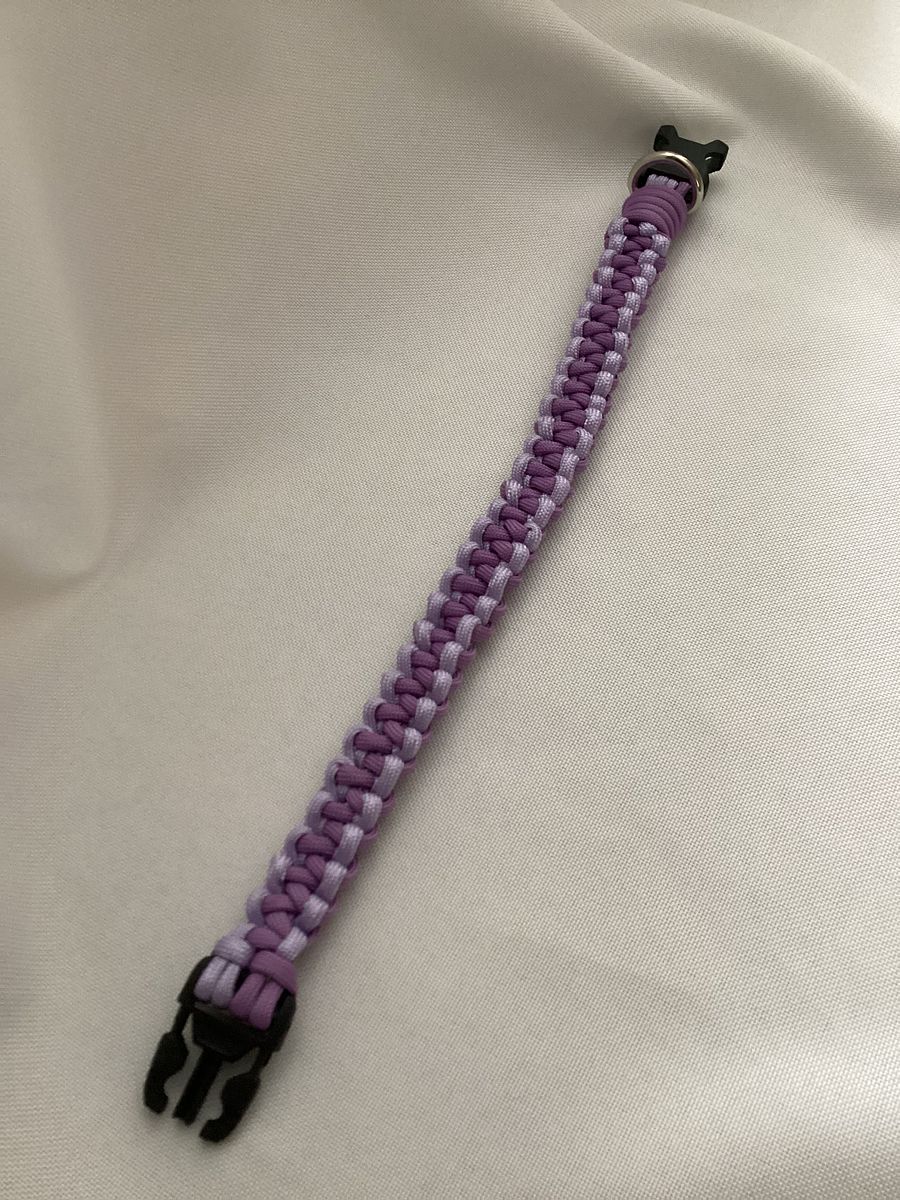 Obroża z paracordu Mystic Amethyst product image (4)