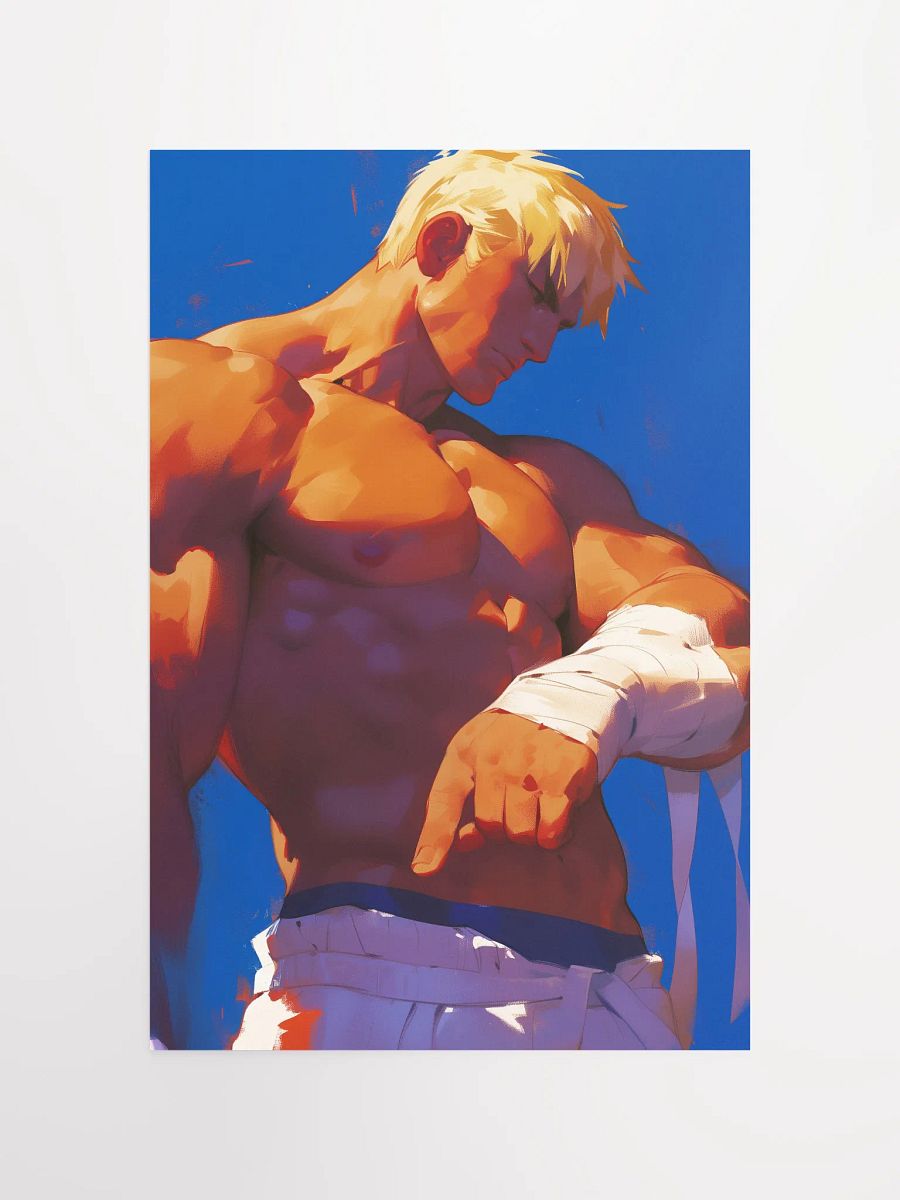 Blonde Fighter Matte Poster product image (4)
