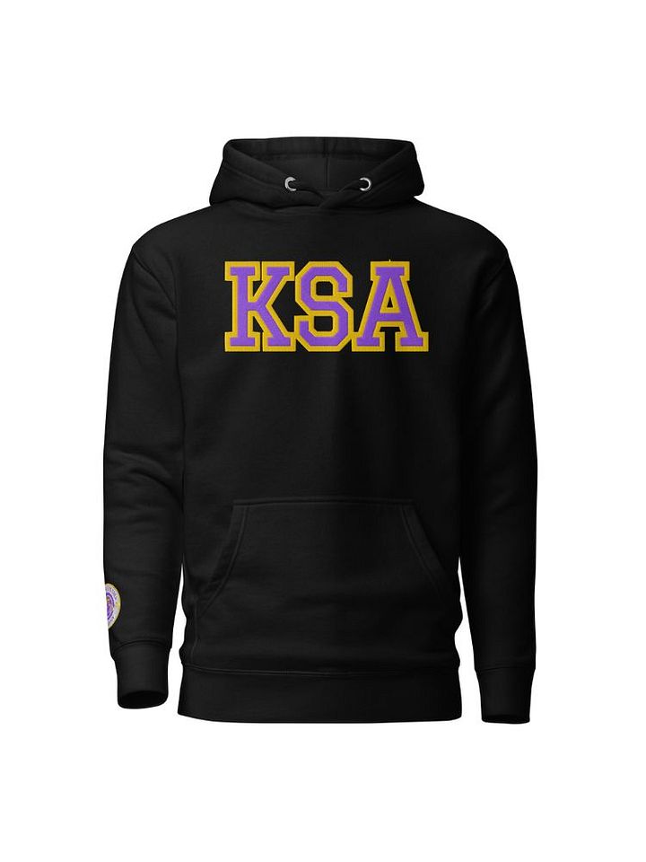 KSA Embroidered Hoodie (Black) product image (1)
