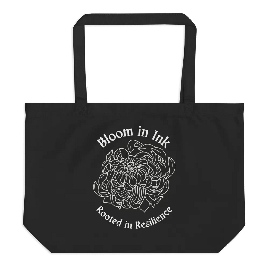 "Bloom in Ink" Peony Tote Bag product image (1)