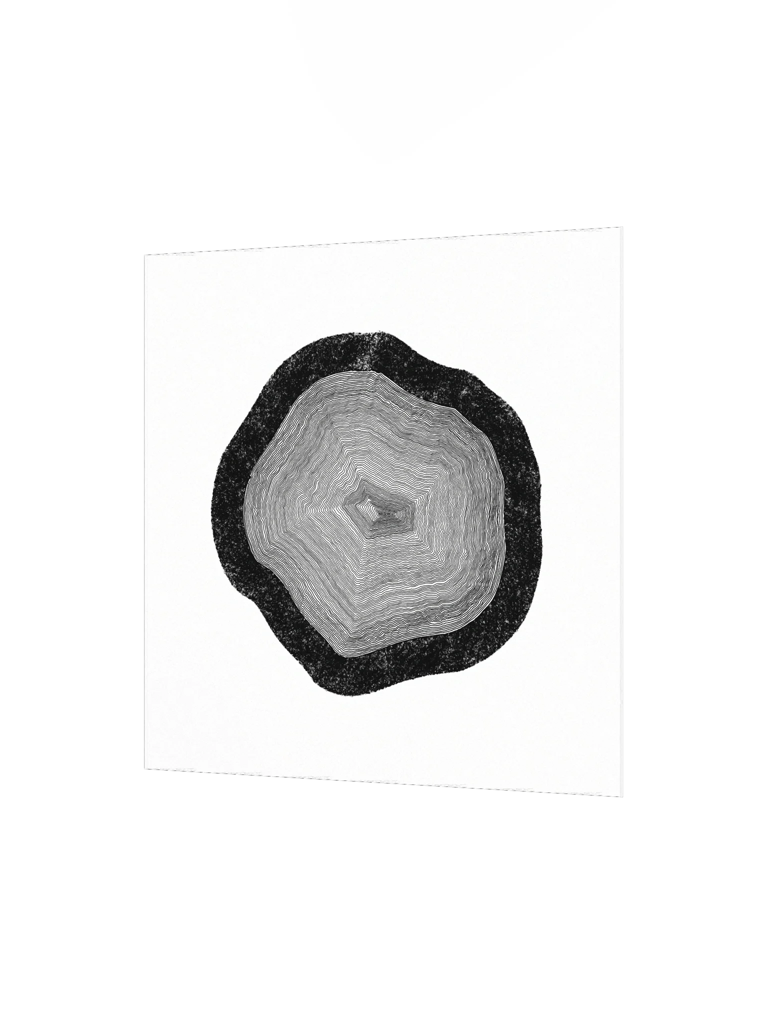 "Layers upon Layers" - Minimalist Poster (Wall Art) - White product image (2)