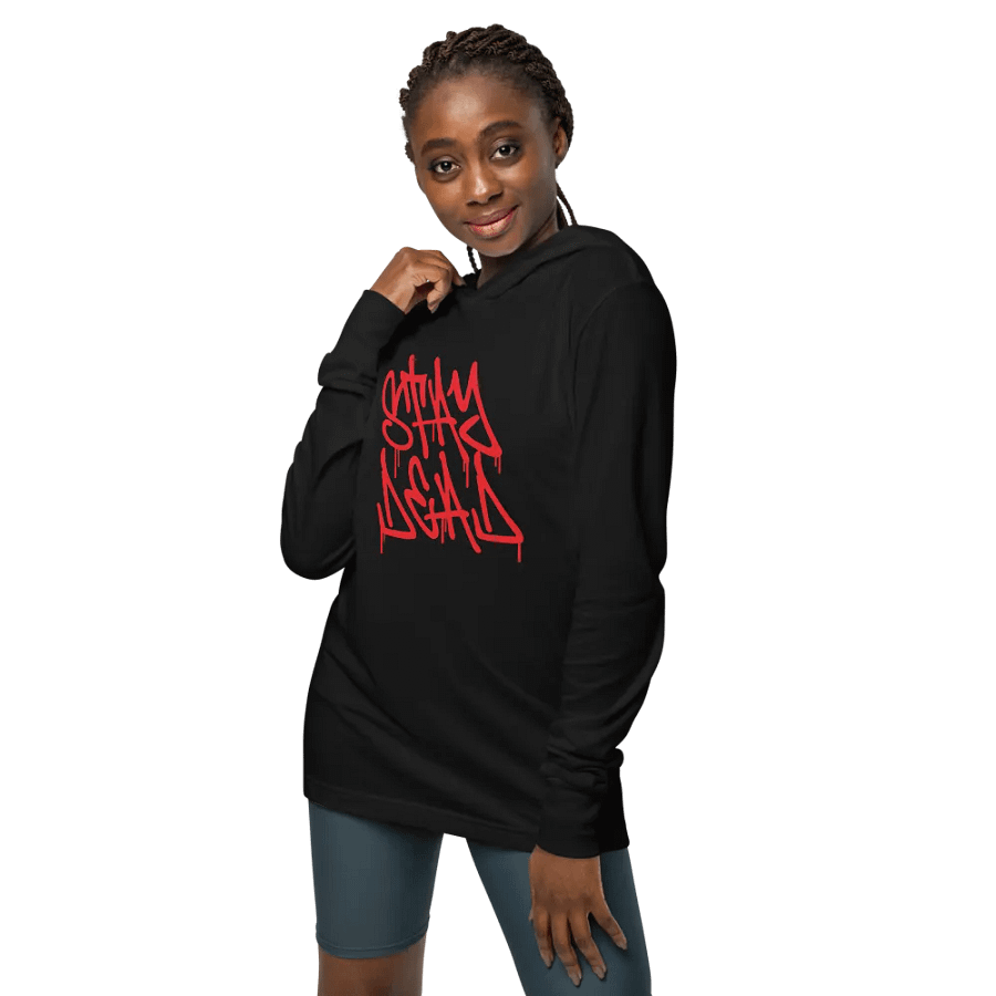 Stay Dead Bella+Canvas Unisex Hooded Long Sleeve Tee product image (12)
