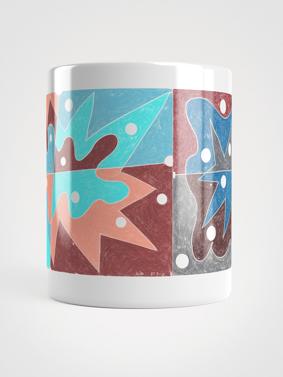Cartoon College 1 & 2 White Glossy Mug product image (10)