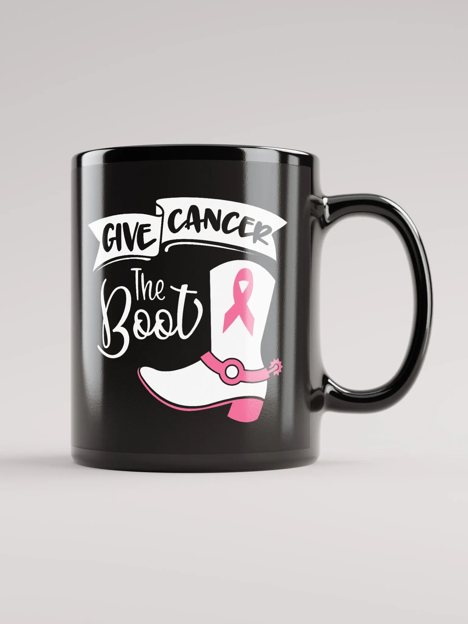 Give Cancer The Boot Mug product image (1)