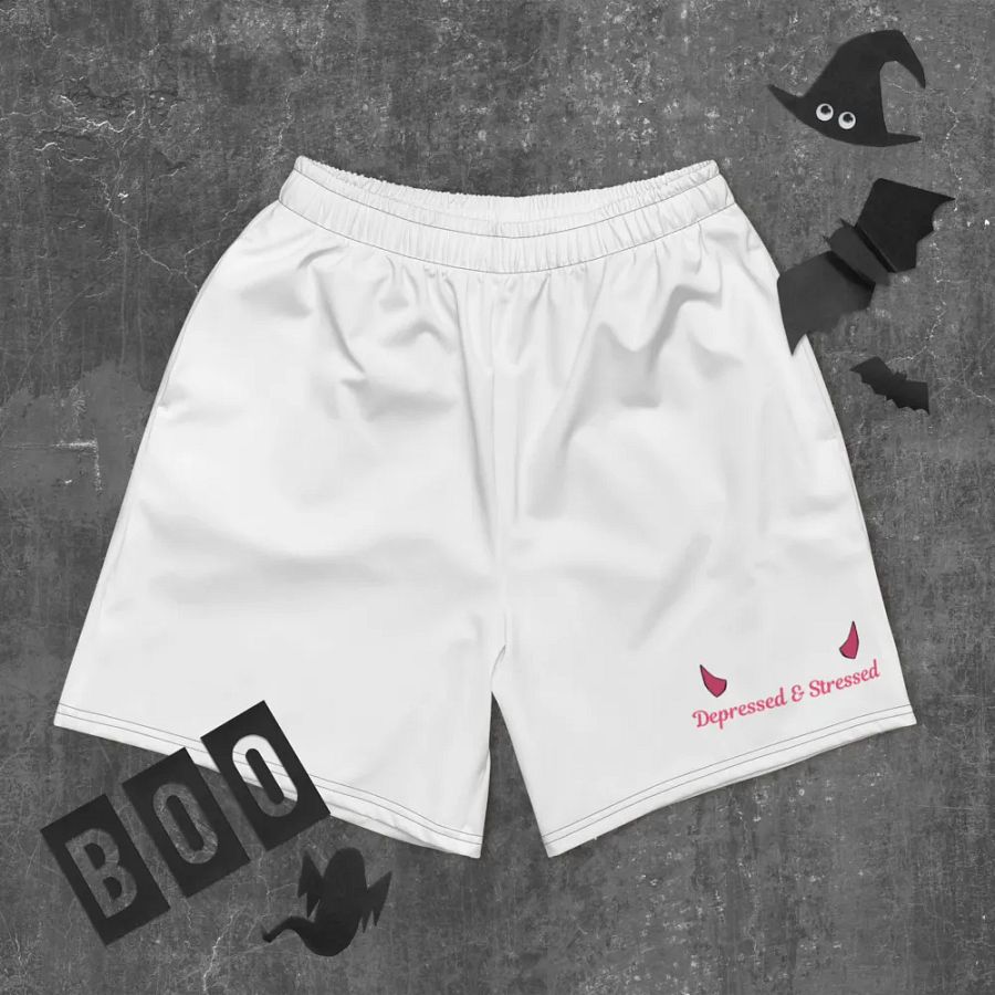 Depressed & Stressed Athletic Shorts product image (6)