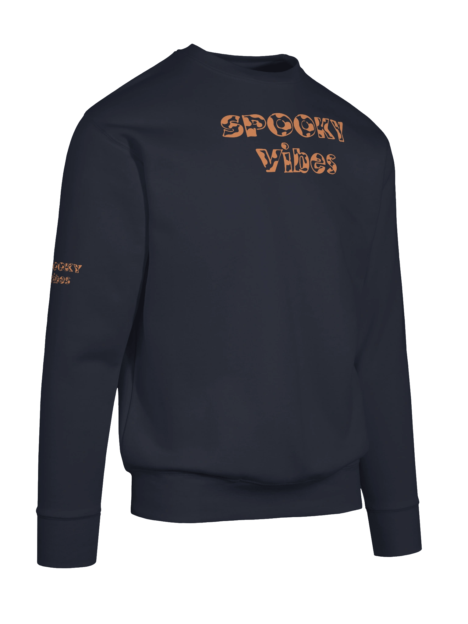 Spooky Vibes Halloween Typography Sweatshirt product image (105)
