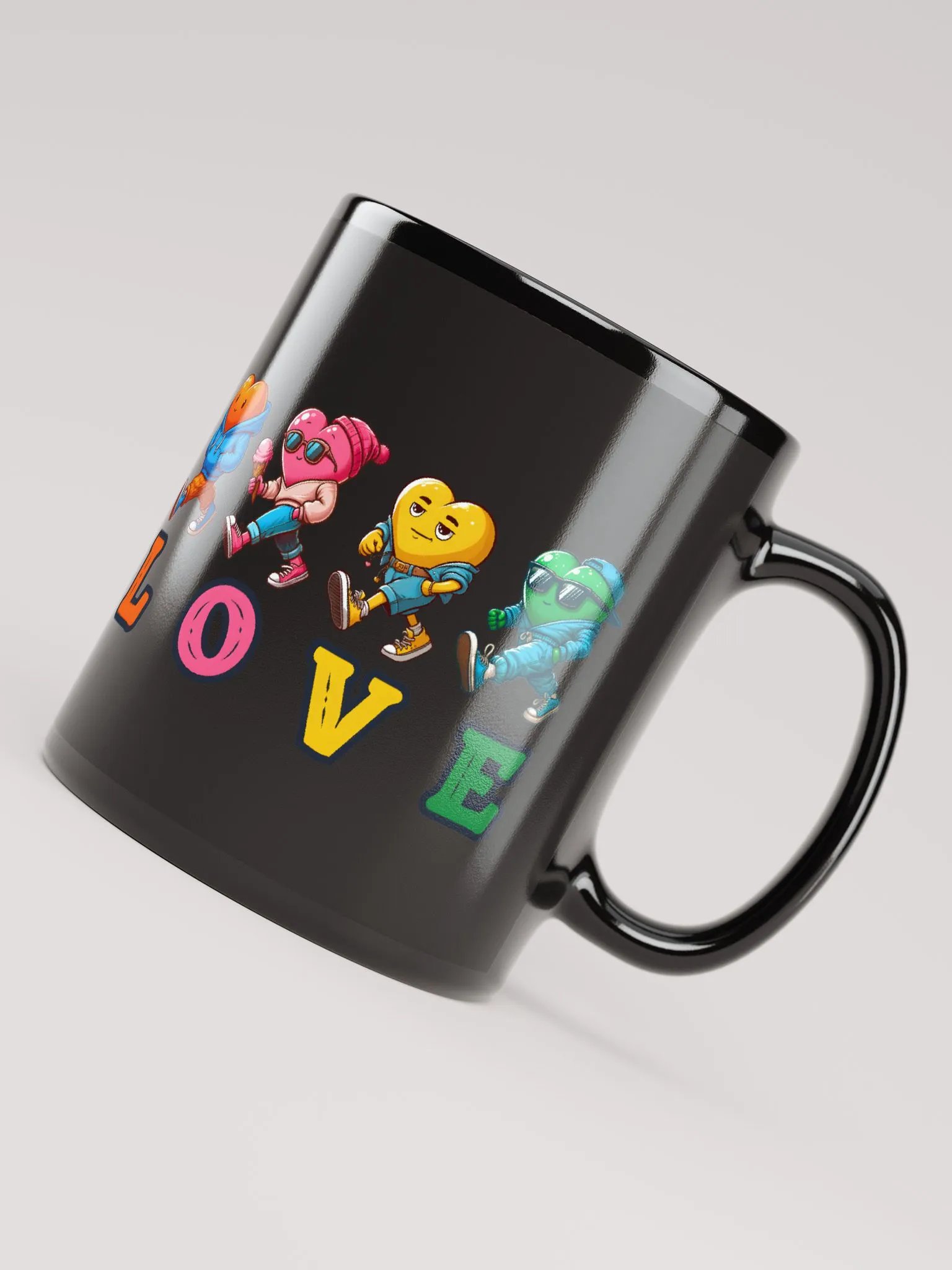 L O V E / BLACK MUG product image (3)