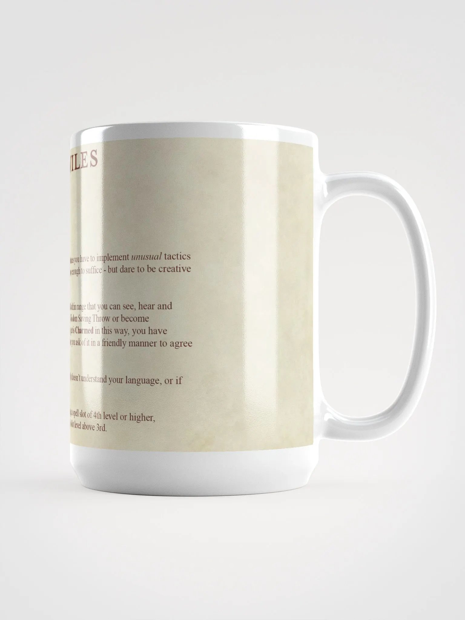 Feminine Wiles Spell Mug product image (2)