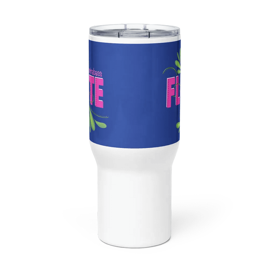 Flute Flourish Travel Mug with Handle - Contrabass product image (3)