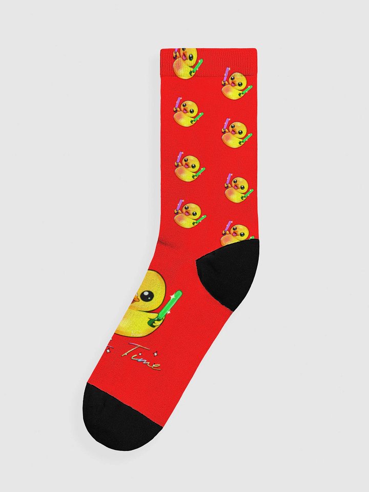 Raver Duck Socks, Crew Style, Sustainable product image (1)