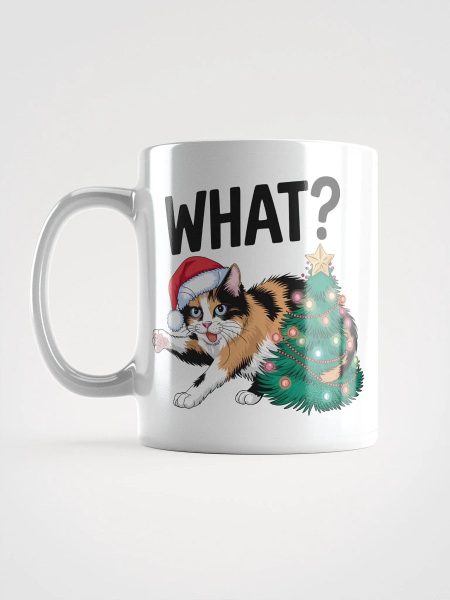 Sassy Cat And The Christmas Tree Mug product image (6)