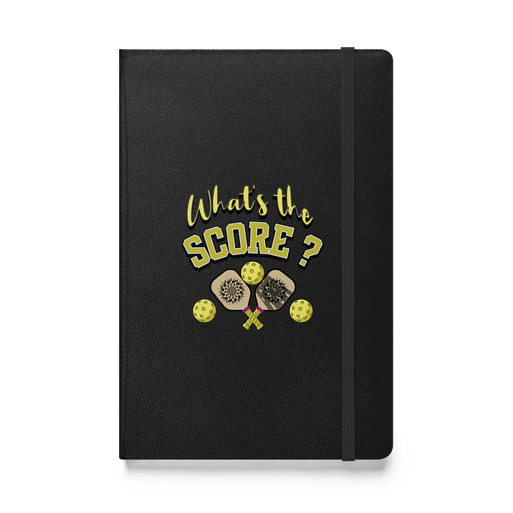 Whats The Score Pickleball Vibrant Hardcover Journal product image (1)