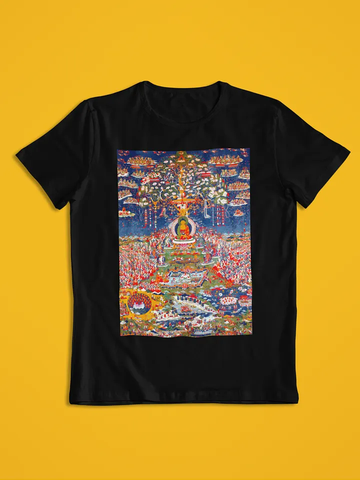Amitabha Buddha Traditional Thangka Art T-Shirt product image (1)