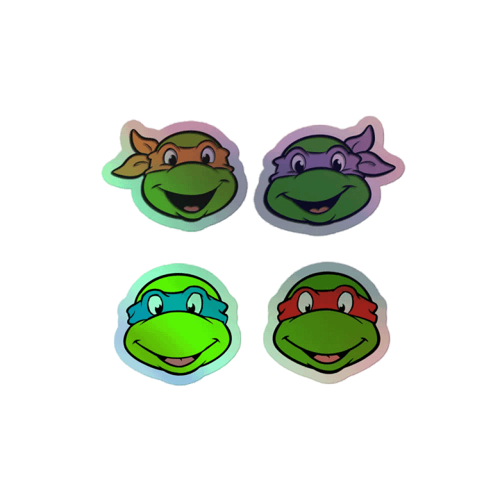 "Ninja Turtles" Holographic Sticker Sheet product image (2)
