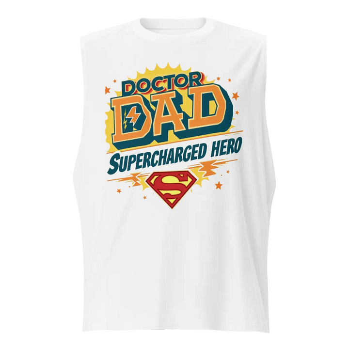Supercharged Dad Muscle Tank product image (1)