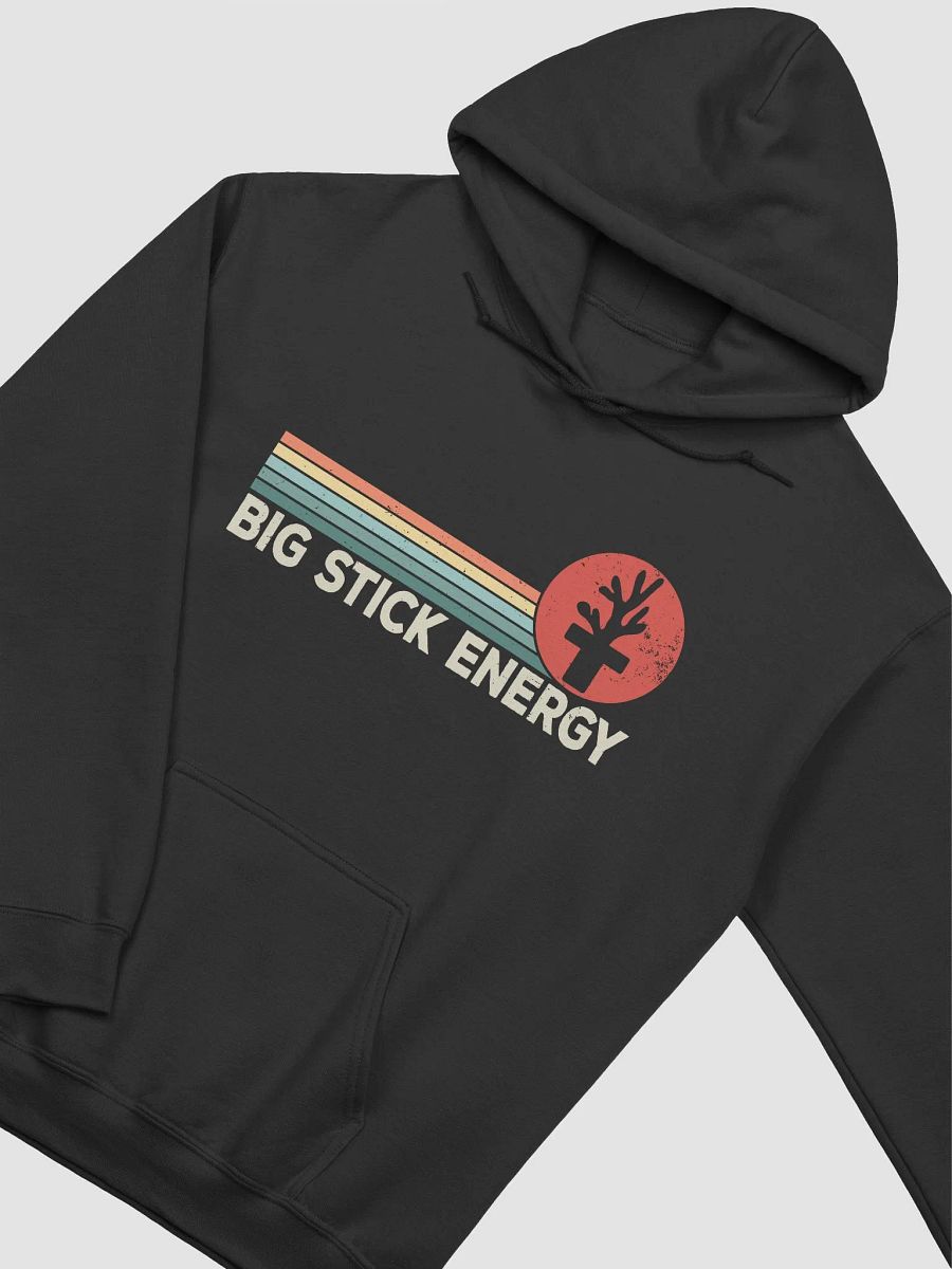 Big Stick Energy Tee Hoodie | Hooded Sweatshirt for Saltwater and Coral Reef Aquarium Hobbyists product image (5)