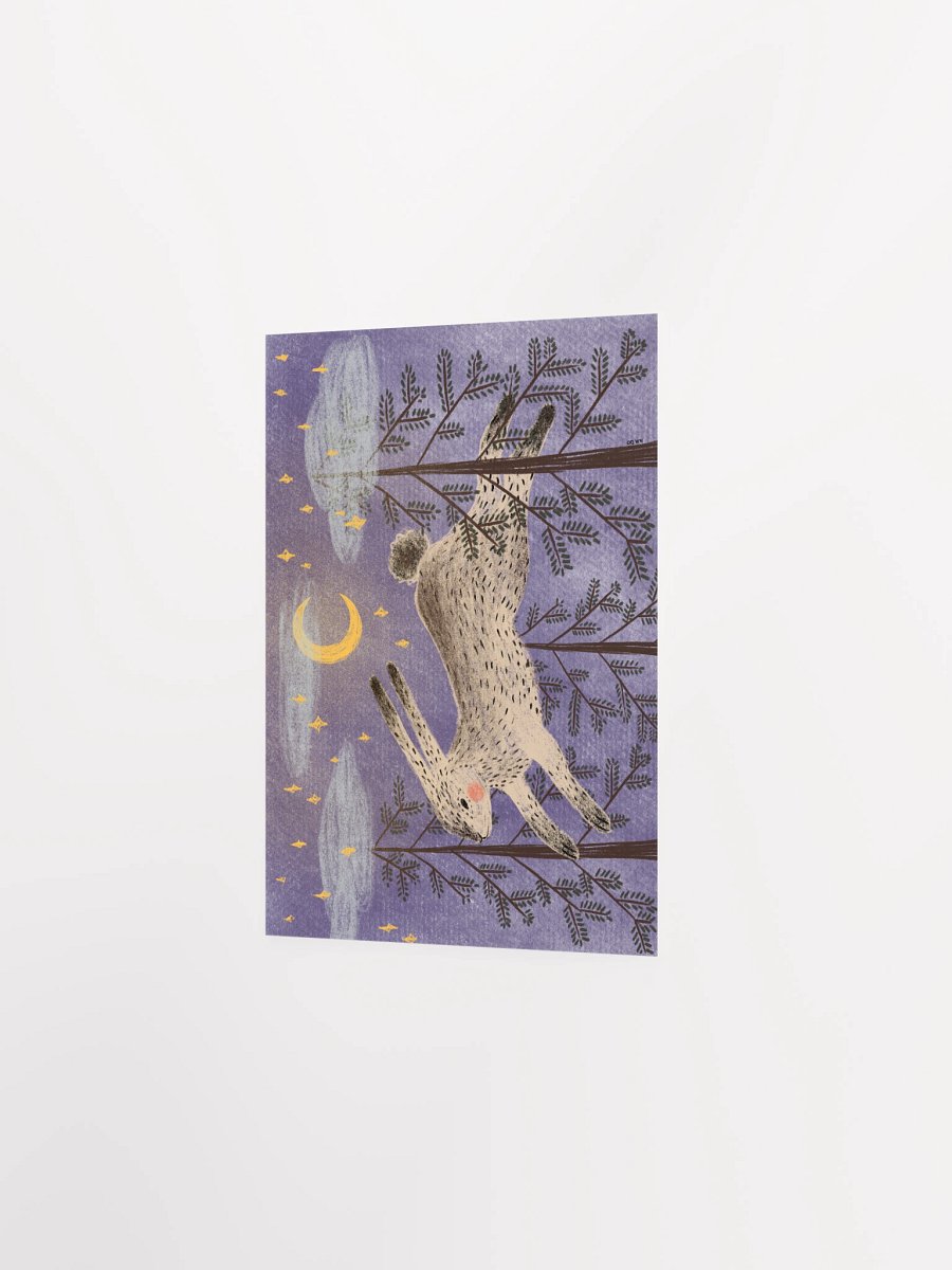moonlight hare in the woods product image (2)