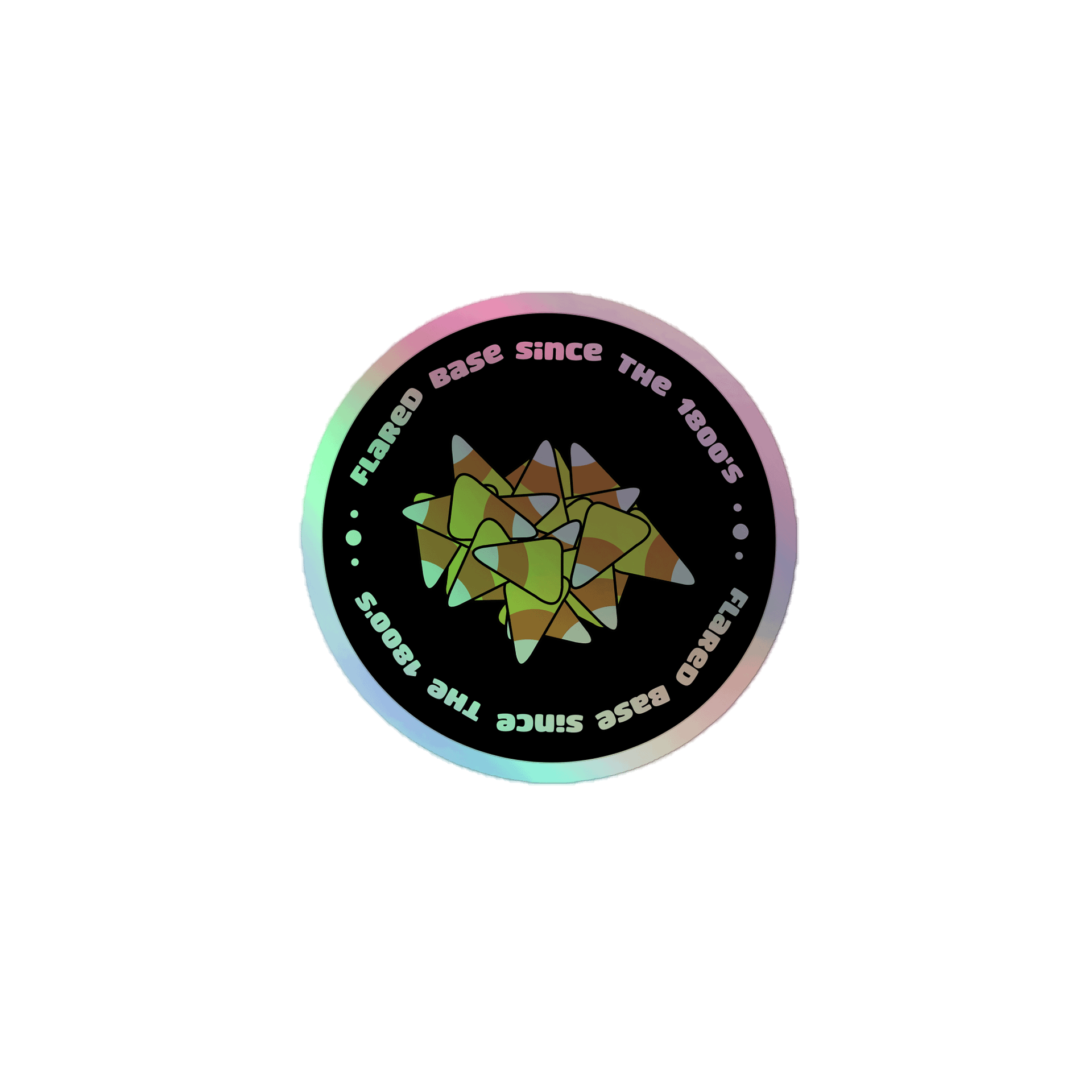 Candycorn Flared Base Holo Sticker product image (1)