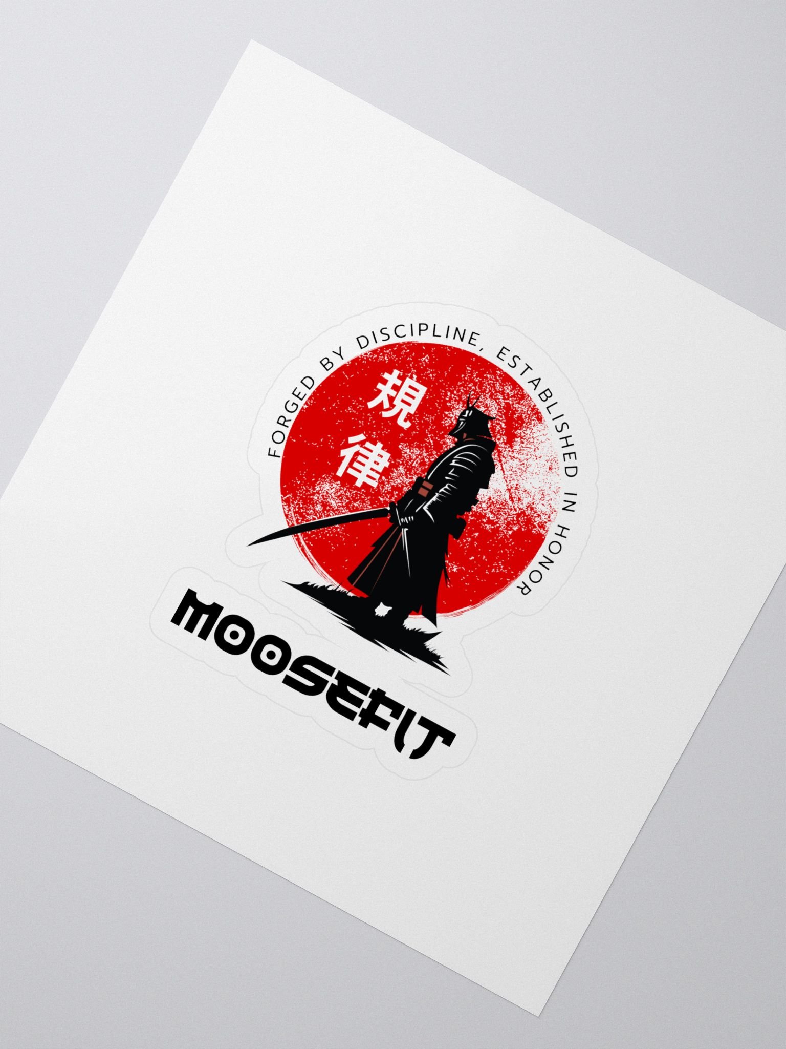NextLevel MooseFit Logo Sticker - Black Lettering product image (2)