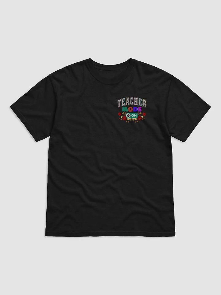 Teacher Mode On, Floral Teachers Comfort Colors T-shirt product image (2)