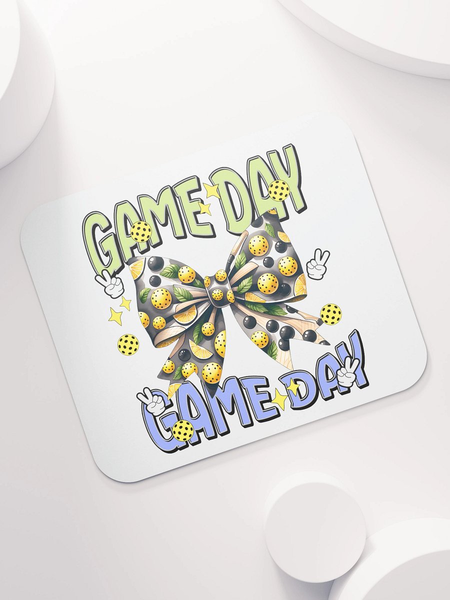 Game Day Bow Pickleball Mouse Pad product image (7)