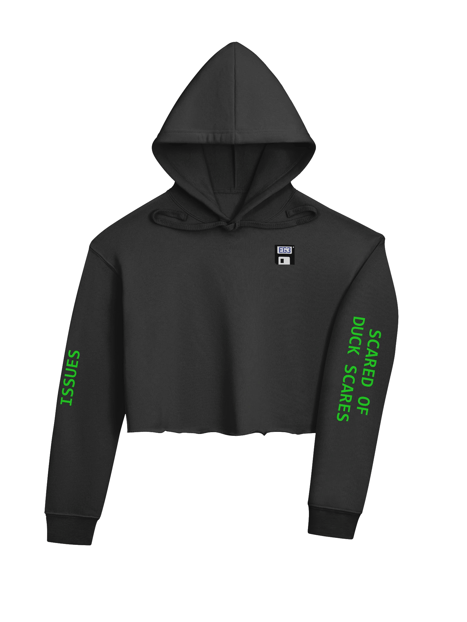 Ducky Issues Crop Hoodie product image (4)