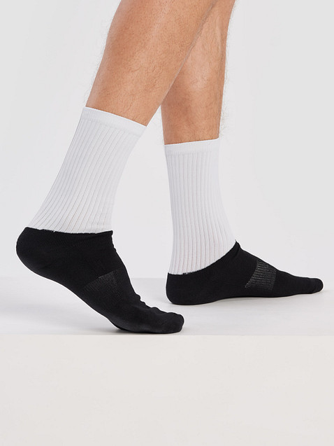 Photo showing Black Foot Sublimated Socks