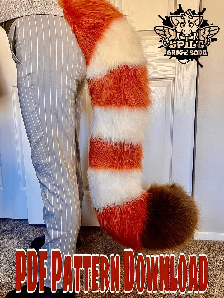 Red Panda Tail Pattern [PDF DOWNLOAD] product image (1)